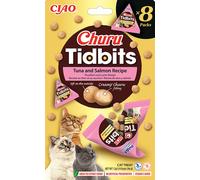 INABA Cat Churu Tidbits - Thon et Saumon 8x12g