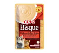 INABA Cat Ciao Bisque - aliment complémentaire pour chats au poulet et au bœuf 40 g