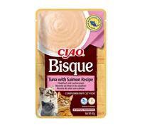 INABA CIAO Bisque Crème de thon et de saumon pour chats 40g
