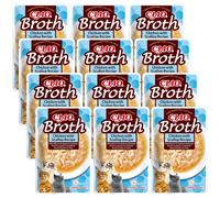 INABA Cat Ciao Broth -Bouillon Cat Ciao - aliment complémentaire pour chats au poulet et aux pétoncles 12x40g