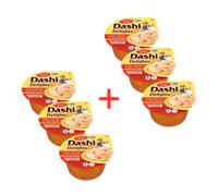 INABA Cat Dashi Delights Poulet, thon et saumon 6x70 g