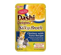 INABA Cat Dashi Delights Silky Broth Poulet et thon 40g
