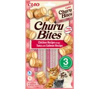 Inaba Churu Cat Snack Bites Poulet & Thon & Saumon 3x10g