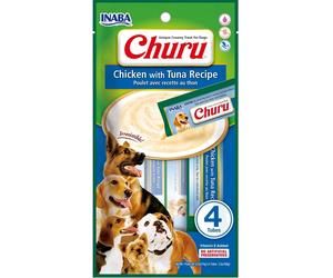 INABA Churu Chicken&Tuna Nourriture humide au poulet et au thon 4x14g