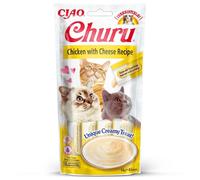 Inaba Churu Chicken With Cheese - Cat Treats - 4x14 G