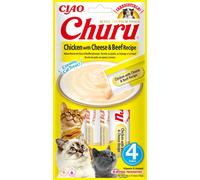 INABA Churu Friandises pour chat au bœuf et fromage