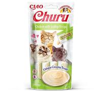 INABA Churu - Friandises pour chats au poulet et à la coquille Saint-Jacques 4x14g
