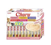 INABA Churu pour chats - saveurs mélangées avec du thon 60x14g