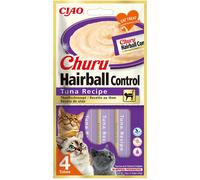 INABA Churu Hairball Tuna Contrôle des boules de poils au thon 4x14 g