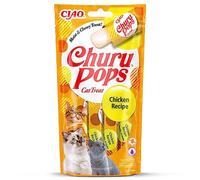 INABA Churu Pops - Friandises à main pour chats - Délicieux, savoureux snacks pour chats - Poulet