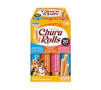 INABA - Recette pour Chien avec 58,4% de Poulet, 15% de Thon, Blanc d'œuf en Poudre, Tapioca, caséinate de Sodium, levure | Au Saumon ou au Fromage