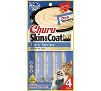 Inaba Churu Skin&coat Tuna Recipe - Cat Treats - 4x14 G