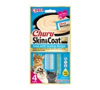 Inaba Churu Skin&coat Tuna With Scallop Recipe - Cat Treats - 4x14 G