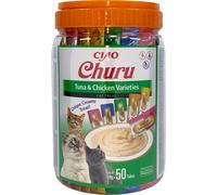 INABA Churu Tuna&Chicken Variety Mélange de saveurs avec poulet et thon 50x14g (700g)