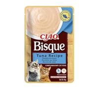 INABA Ciao - Bisque Thon - Friandise pour Chat Humide - 1 x 40g - Délicieuse et Saine - Purée - Plat d'accompagnement - Complément Naturel et sans céréales - Pâtée pour Chat