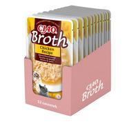 INABA CIAO Bouillon Bouillon de poulet pour chats 12x40 g