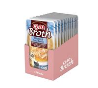 INABA Ciao - Broth Poulet & Thon - Friandise pour Chat Humide - Délicieuse et Saine - Sauce - Plat d'accompagnement - Complément Naturel et sans Céréales - Pâtée pour Chat - 12 x 40g