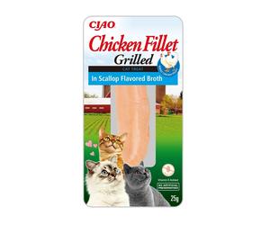 INABA CIAO Chicken fillet grilled - Filet de poulet dans un bouillon de coquilles Saint-Jacques - 25 g
