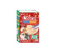 INABA Ciao - Holiday Box Dashi Delights - 10 Churu au Poulet - 10 Churu au Thon - Riche en protéines - Nourriture pour Chat - Topping - Ingrédients naturels - Délicieux et Sain - Pâtée pour Chat