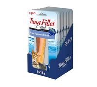 INABA Ciao Tuna Fillet, Friandise pour Chats, Saveur de Thon, 12x15g
