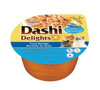 INABA Dashi Delights Friandises pour Chats à Base d'ingrédients de Haute qualité, Riches en humidité et en protéines, Faibles en Calories, sans céréales ni Sucre ajouté 70g (Paquets de 1)