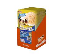 INABA Dashi Delights Nourriture Humide pour Chat avec 42% de Filets de Poulet et 86% d'humidité | sans céréales, sans Sucre, sans sous-Produits | friandises Premium du Japon 480 g (Lot de 1)