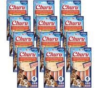 INABA Dog Churu (à base de poisson) saumon vegeta 12x(4x14g)