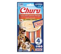 INABA Dog Churu (à base de poisson) Thon Saumon 4x14g (56g)