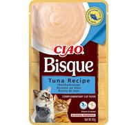 INABA Friandise et complément alimentaire pour chats, bouillie épaisse saveur thon, filets de thon 100 %, hydratation