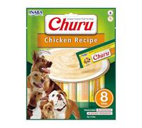INABA Friandises liquides pour Chien Churu crème au Poulet - 8 Tubes de 20g