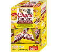 INABA Fun Bites Friandises pour chat - Roulés de poulet, thon et fromage