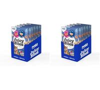 INABA Juicy Bites - Friandises pour Chats - Grignotages avec Un Centre juteux dans des Formes Amusantes - Poulet et Thon. (Lot de 2)