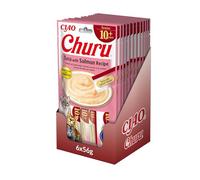 INABA - Nourriture au Thon et Saumon avec Tapioca, Huile de Saumon et extrait de Thon, 8,5% de protéines, 1,5% de matières Grasses, 85% d'humidité, 500 kcal/kg - Paquet de 200 g