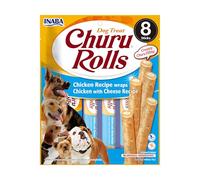 INABA - Nourriture pour Chiens avec 58,2% de Poulet, 16,3% de Thon, 0,9% de Fromage, Blanc d'œuf, Tapioca, caséinate de Sodium, extrait de Poulet, levure, extrait de thé Vert