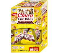 INABA - Nourriture pour Chiens avec 68,7% de Poulet, 1,1% de Fromage, Thon, Blanc d'œuf en Poudre, Tapioca, caséinate de Sodium, extrait de Poulet et levure - protéines de Haute qualité