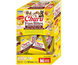 INABA - Nourriture pour Chiens avec 68,7% de Poulet, 1,1% de Fromage, Thon, Blanc d'œuf en Poudre, Tapioca, caséinate de Sodium, extrait de Poulet et levure - protéines de Haute qualité