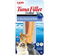 INABA Tuna fillet in tuna flavoured broth - filet de thon dans un bouillon aromatisé au thon pour chats - 15g