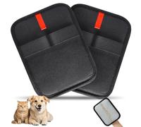 INABULETWO Lot de 2 gants pour enlever les poils d'animaux domestiques - Réutilisables - Double face - Électrostatique - Pour canapé, meubles, tapis, siège de voiture