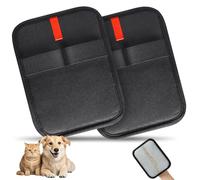 INABULETWO Lot de 2 Gants statiques pour enlever Les Poils d'animaux domestiques, réutilisables, électrostatiques pour Animal Domestique, Chat, Chien, Brosse pour canapé, Meubles, Tapis, siège de