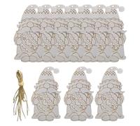 inachevé - En bois | 10 pièces pour vacances de Noël | Enseigne naine pour garçons et filles, panneaux de table, plateau étagé, décoration de la maison projet