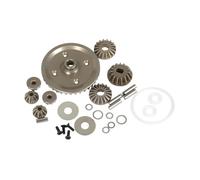 INACMWIH Ensemble de vitesses différentielles accessoires de mise à niveau échelle 1:10 pour voiture télécommandée TT02R BT-01