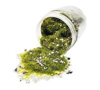 INACMWIH Flock Scenery Materials Scenery DIY for Building Micro Landscape Green 65x65mm