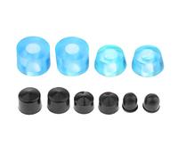 INACMWIH Kit de bagues amortisseurs souples pour skateboard et camion Bleu transparent 11 x 16 x 24 mm