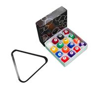 INACMWIH Lot de 16 mini balles de billard pour loisirs, sport, salle de jeux, jeux de loisirs - Balle de 2,5 cm