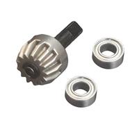 INACMWIH Lot de 3 engrenages différentiels en métal 13T + roulements pour 1:10 RC Crawler Accessoires avant Diff Gear