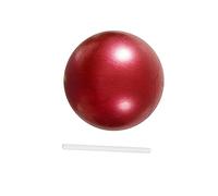 INACMWIH Petit ballon de pilates robuste pour la maison, la salle de sport, l'équilibre, rouge, 20-25 cm