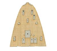 INACMWIH Planche en bois pour porte-avions HMS Ark Royal 65307 Pièces modifiées 1:350
