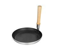 INACMWIH Poêle à frire sur pied avec poignée en bois japonaise pour cuisson au jambon B 17 cm Type B