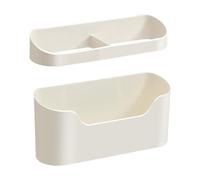 INACMWIH Porte-parapluie réglable simple à suspendre au mur pour la maison Blanc 23,5 x 6 x 4 cm