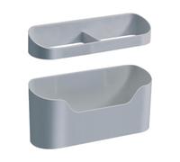 INACMWIH Porte-parapluie réglable simple à suspendre au mur pour la maison Gris 23,5 x 6 x 4 cm